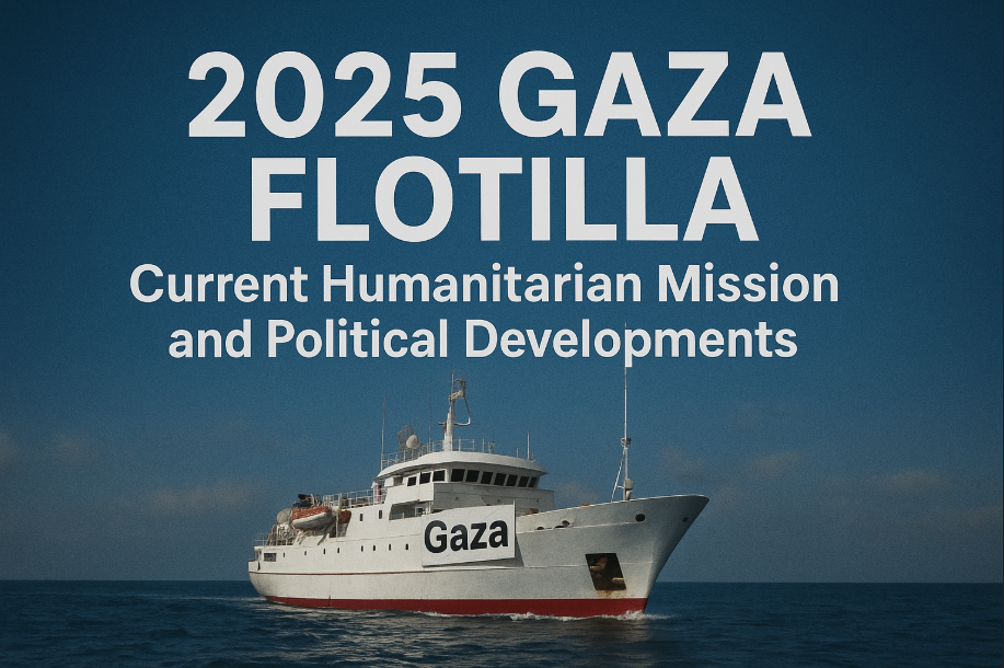 Media capturing the 2025 Gaza Flotilla activities