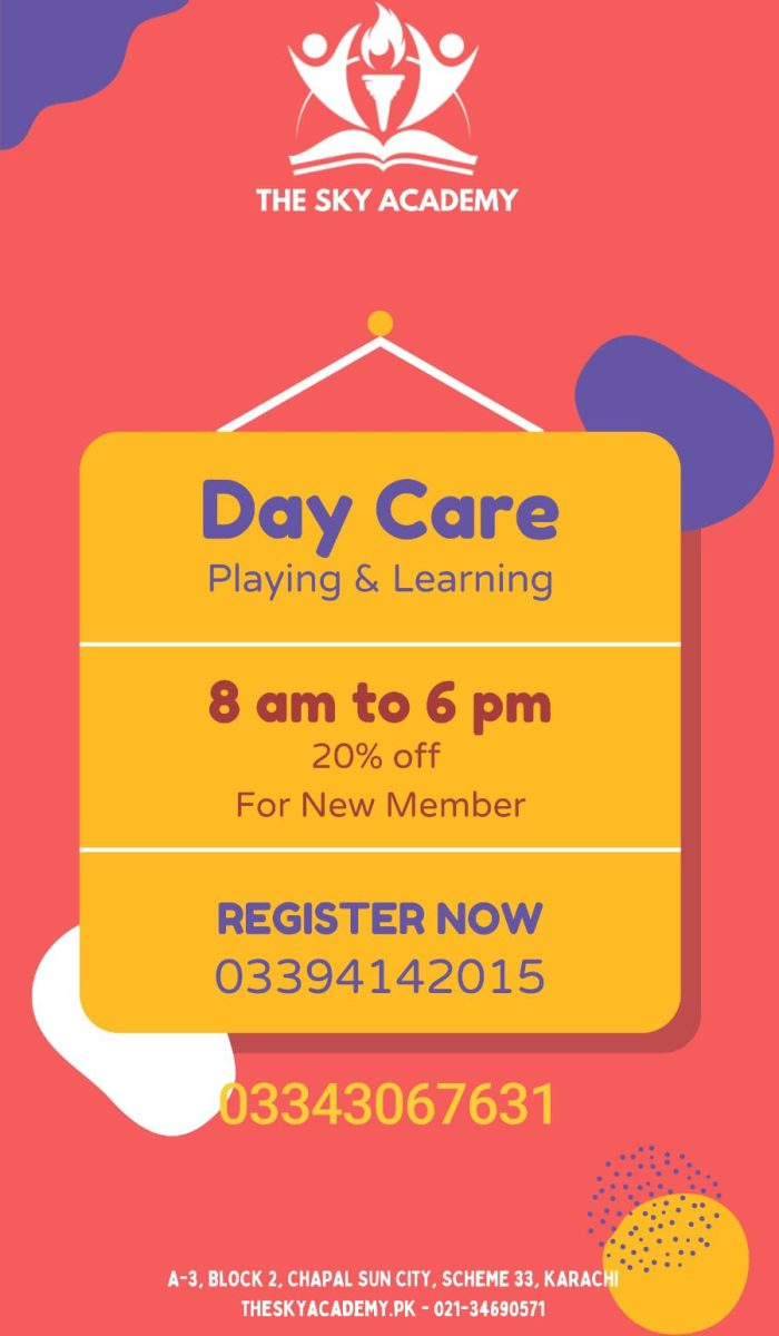 day care sky academy 2025